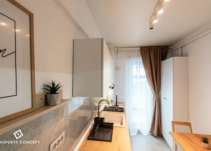 아파트 Modern Studio Near Liberty Mall