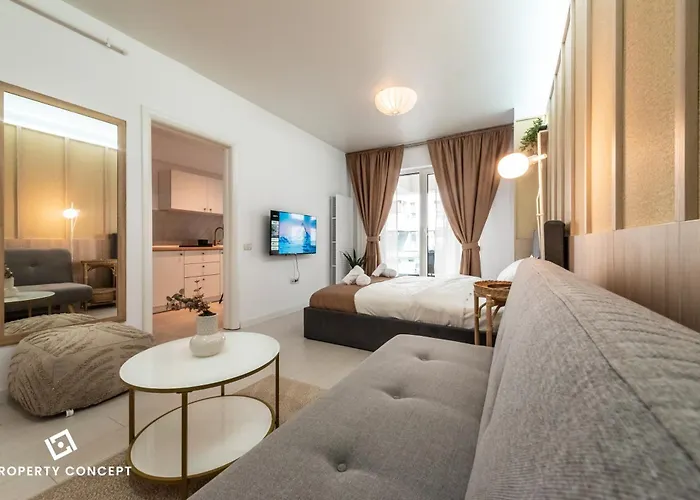 아파트 Modern Studio Near Liberty Mall 부쿠레슈티
