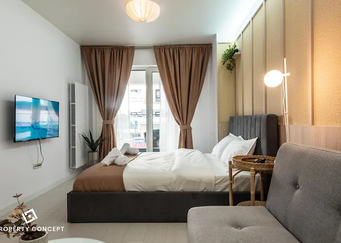 Modern Studio Near Liberty Mall アパート *