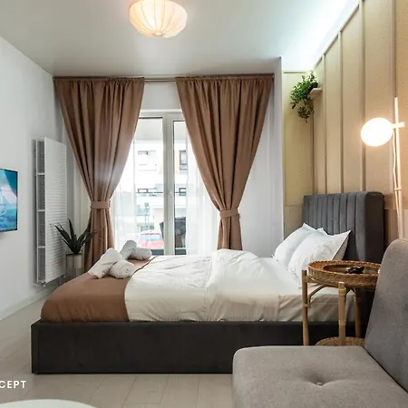 Modern Studio Near Liberty Mall Apartmán *